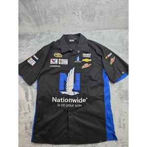 Chase Authentics Dale Earnhardt Jr Nationwide 88 NASCAR Pit Crew Shirt Mens XL